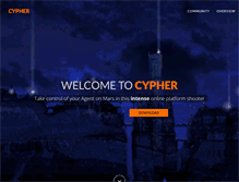 Tablet Screenshot of cyphergame.net